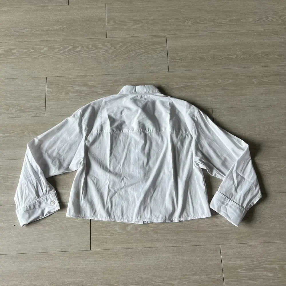 Madewell Straight Hem Shirt Blouse Small White FLAWS